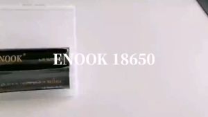 Enook 18650 Battery (Gift charger)3600mAh 35A Rechargeable 3.7V Lithium Security Code. Charging Kit