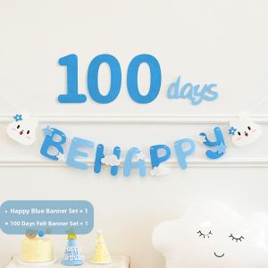 Baby 100 Days Celebration Mooncake Balloon Decoration Digital Background Infant Birthday Photo Props Scene Setup