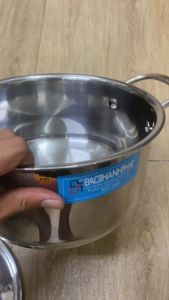 Nồi inox 3 đáy sử dụng bếp từ Bảo Thanh Phát 22cm