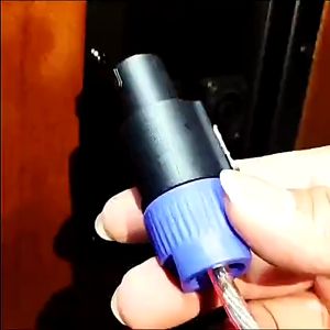 ✨Local Stock✨ 10pcs NL4FC Speaker Connectors 4 Pin Male Audio Speakon Ohm Plug Adapter