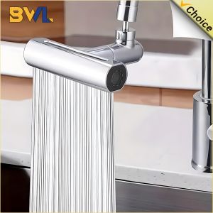 New 4 Modes Waterfall Kitchen Faucet Universal 720° Swivel Spout Sprayer Bathroom Basin Water Tap Extender Rainfall Sink Mixer