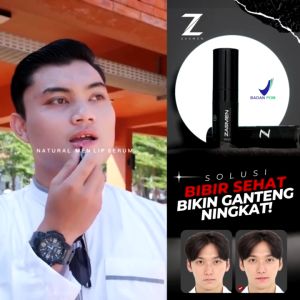 ZASMEN 3 Pcs Men Lip Serum Serum Bibir Pria BPOM Terbukti Ampuh Cerahkan Bibir Hitam Gelap Kering Pecah Pecah
