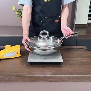 RONGCHUAN | Non-Stick Pure Titanium Universal Stove Fry Pan