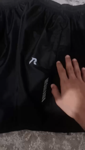 Celana Pendek Olahraga Pria Wanita Dewasa Bahan Parasut Premium Pinggang Elastis Saku Resleting - Celana Sporty Running Lari GYM Fitnes Padel Senam  M- XXL