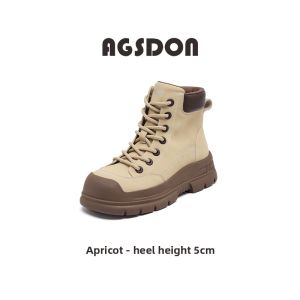 Agsdon | Womens Thick Sole Western Cowboy Boots