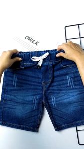 Celana Jeans Pendek sobek keren untuk anak laki laki model terbaru bahan tebal untuk usia 3 sampai 9 tahun