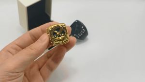 New Design Bull Ring for Men The Fraternal Order of Eagles Stainless Steel Gold Silver Black with Shining Stone Fashion Retro Philippine TFOE-PE Rings Original RINGJ07-01LA96