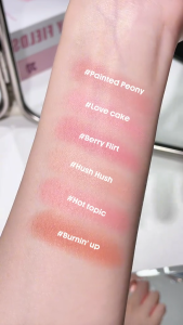 SHEGLAM Cutie Paw Blush Stamp Long Lasting Lightweight Pink Face Powder Blusher Stick Matte High Pigment Blush Palette Makeup Cosmetics