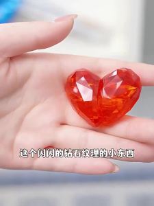 HELTC | ★Transparent Heart Shaped Toilet Press Creative Multi Functional Toilet Toilet Tank Button Flushing And Lifting Cap Assistant