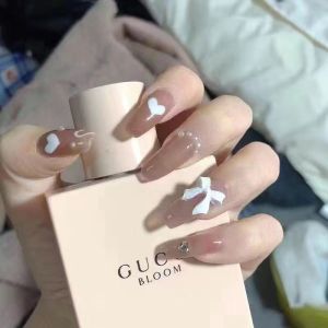 MONLEYTA | Handmade Nail Art Patch Autumn Winter Short Medium Long Worn On Nails High End Feelings Beauty Nail False Nails Manicure