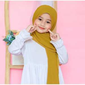 Pashmina Instan Anak Jersey Premium & Kerudung Pashtan Anak