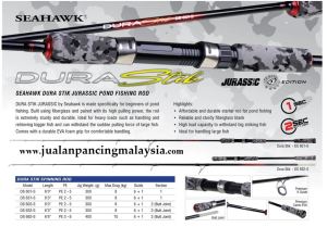 SEAHAWK 2021 DURASTIK JURASSIC EDITION SPINNING JIGGING ROD