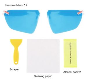 for Tesla Model Y Juniper 2025 Rear View Mirror Rainproof Film Safe Driving Sticker Model 3 2024 Rearview Mirror Anti-fog Film