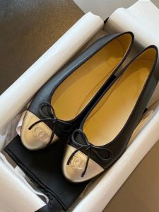 Fall New Style Small Fragrance Flat Bottom Shoes Womens Genuine Leather Butterfly Knot Split Color Lamb Skin Casual Single Shoes