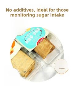 Almond Sesame Egg Roll Cookies Low Sugar Snacks for the Elderly Xiankangjipin Egg Crisp Biscuit Traditional Chinese Pastry