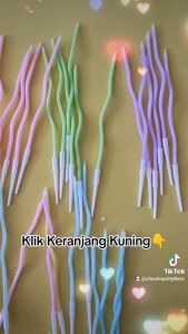 Lilin SPIRAL PASTEL / Lilin Ulir Macaron / Lilin Ulang Tahun