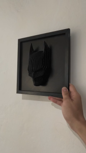 Batman Layered 3D Wall Art - Shadow Emergence