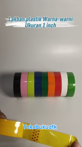 Lakban Plastik Warna Warni 1 Inch