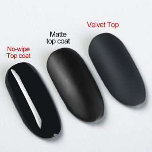 NAILCO 10ml Velvet Top Coat Gel Nail Art Matte Top Coat Design Soak Off UV Tempered Top Coat Semi Permanent Gel Varnish Lacquer