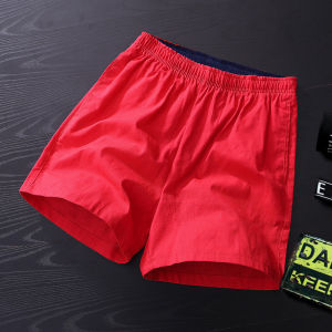 Summer Mens Short Pants Casual Beachwear Fitness Running Sports Trousers Trendy Three-Quarter Length Versatile Comfortable Cotton