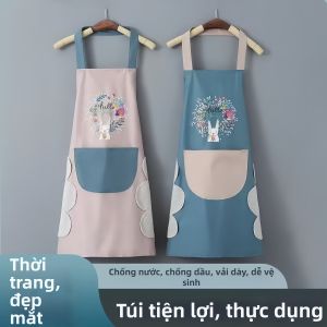 Áo Choàng Bếp Chống Nước & Dầu Dễ Thương cho Nấu Ăn tại Nhà