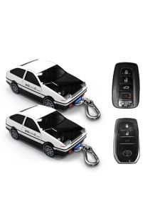 Ốp Lưng Khóa Xe Toyota Camry RAV4 Highlander Corolla AE86 Mẫu Cá Nhân Hóa Phụ Kiện Lái Xe Đơn Giản Bằng Nhựa ABS