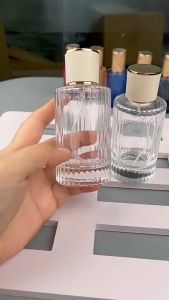 O-New Perfume Bottle Glass 50ml 30ml Refillable Spray Bottle Portable Cosmetic Refill Bottles For Travel