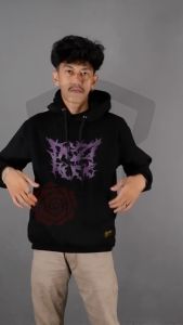 Dezirose Sweater Hoodie Jumper Metal Font Fleece Tebal Premium Distro Size M-XXL (Pria & Wanita)