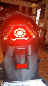 Tail Light Sticker Decal For Honda Beat FI 2023 Model Version 3 BeAT Design