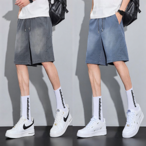 Mark Fairwhale | Quần Short Jeans Nam Mỏng Thoáng Hơi Phong Cách Mùa Hè