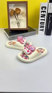 BUBBLE KIDS Summer New Childrens Slippers Cute Cartoon Boy Girls Non-Slip Slippers Outdoor Beach Home Slippers