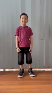 DECKS KIDS BAJU KAOS ANAK LAKI-LAKI USIA 1-10 TAHUN MISTY MARUN KATUN MISTY 30S