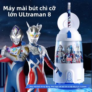 Máy Mài Bút Chì Điện Ultraman Anime Dành Cho Trẻ Em - Quà Tặng Hàng Hóa Cung Cấp Cho Trường Học Có Khẩu Độ Lớn Hoàn Toàn Tự Động Nhanh Chóng