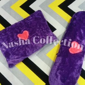 NSC - Sarung Bantal Guling Bulu Bahan Lasfur 45x60