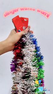 Slinger Tinsel Warna Hijau: Dekorasi Natal Praktis & Menarik