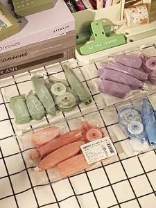 5pcs Correction Tape Set School Supplies Student Correction Stationery Portable Mini Cute 修正带套装