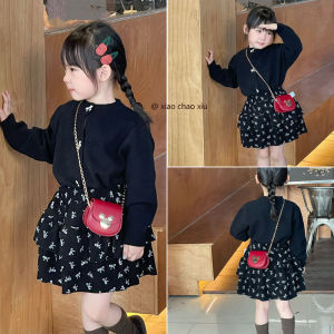 Kids Bag 2024 New Arrival Fall Winter Fashion Little Girl Lucky Money Change Red Envelope Western Style Girls Crossbody Bag
