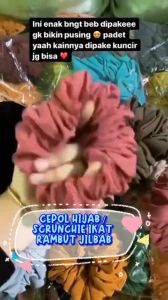 CEPOL HIJAB / SCRUNCHIE IKAT RAMBUT KUNCIRAN JILBAB