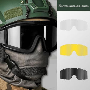 Explosion Proof Shooting Tactical Goggles Anti-impact CS War Game Airsoft Paintball Hunting Mounteering Cycling Goggles Glasses