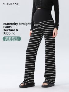 Mom Jane | Belly Comfortable Maternity Wide Leg Pants For Fall Winter Season