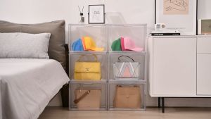 Bren Multi-Compartment Transparent Acrylic Display Case