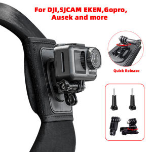 360° Rotate Buckle Quick Release Backpack Clip Shoulder Strap Mount for GoproSJCAMDJIAusek Action Camera Accessories