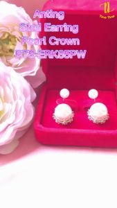 TINO - Tino Anting Stud Earring Pearl Crown BTS-ERK85PW