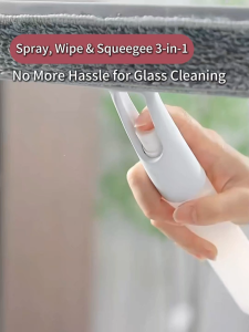 Joybos S06 Handheld Window Cleaner with Water Spray - Double Sided Window Wiper for High-rise Apartment Car & Bathroom Glass - Singapore