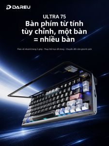 DAREU | Bàn Phím Chơi Game Có Dây/Có Dây/Không Dây RT Từ Tính Cơ Khả Đóng Gói