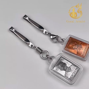 แหนบห้อยพระ (งานหนาพิเศษ) แหนบพระสแตนเลสอย่างดี สแตนเลสเกรดA แข็งแรง ดีไซน์เรียบหรู สวยเงางาม คล้องพระง่าย