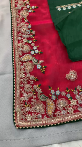 [PRO ORDER] Party Wear Soft  Fendy Chiffon silk Saree fabric:-Fendy Chiffon silk_Oreva1(Normal / Ready To Wear Saree) ~ Delivery Lead Time : 10 days