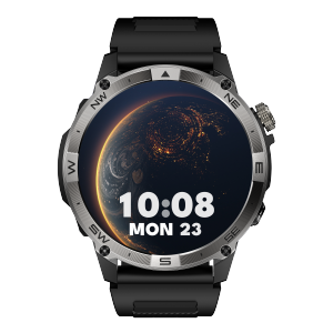 NORTH EDGE GPS Sports Smart Watch 1.43 Amoled Display AOD Mens Watch Bluetooth Call Altitude Barometer Compass IP68 Waterproof