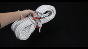 Padat 8 Mm Tiang Bendera 20 Meter Halus Dan Kuat Tali Bendera Bonus 2 Cantelan