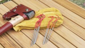 Boundless Voyage Titanium Alloy Tent Pegs Camping Tent Stakes Portable Canopy Nail Ground Pin Tent Accessories